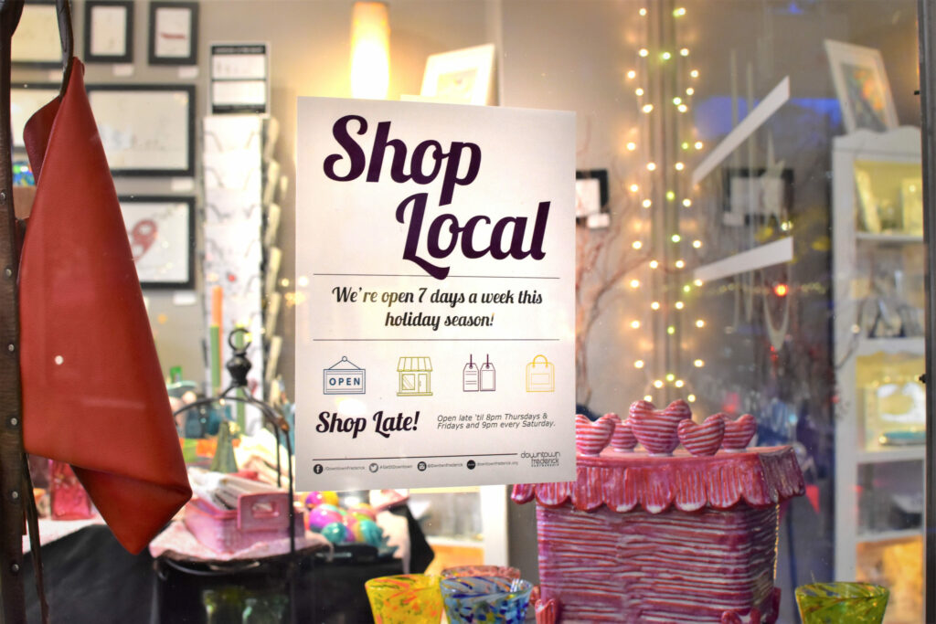 Downtown Frederick is Open for the Holidays!